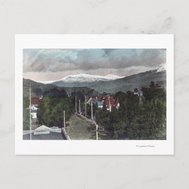 Monteringen Topo beskådar från CitySanta Paula, CA Helg Vykort (Framsida)