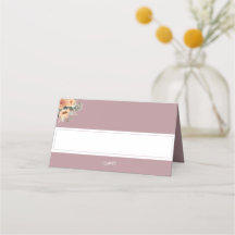 Monteringskort - blommigt för Elegant rosa bröllop