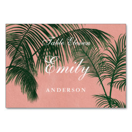 Monteringskort för handflatan Vår Bord Bordsnummer