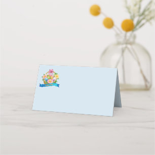 Monteringskort för påsk Party Namn Placeringskort