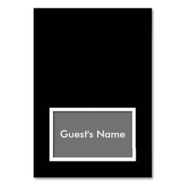 Monteringskort med tältduk för Namn i Färg Bordsnummer