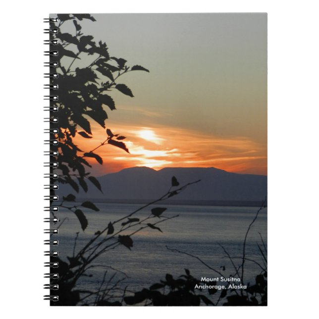 MonteringsSusitna Alaska anteckningsbok Med Spiral (Framsidan)