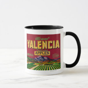 MonteringsValencia Apple etikett - Watsonville, CA Mugg