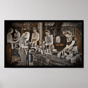 Monteringsverkstäder 1945 poster