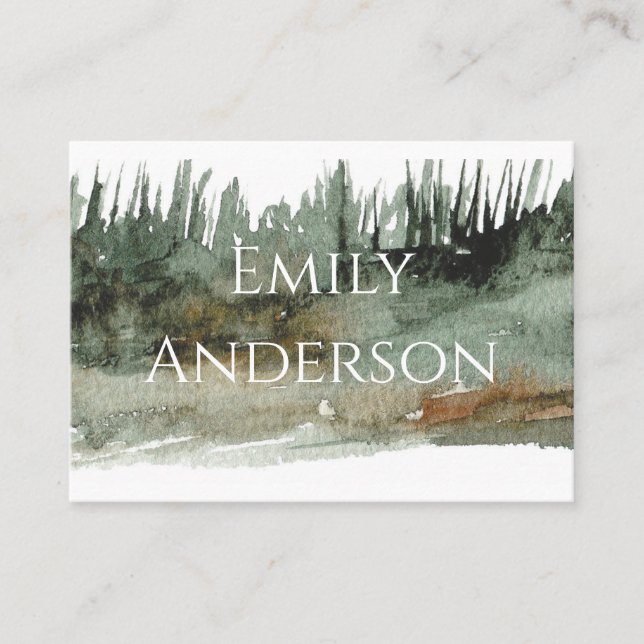 Monteringsvyplatskort Visitkort (Framsida)