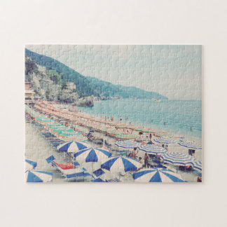 Monterosso al Mare Cinque Terre Italien Beach Phot Pussel