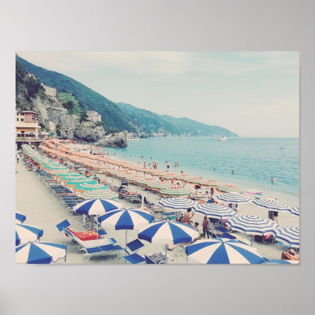 Monterosso al Mare, Cinque Terre, Italien Photo Poster (Framsidan)