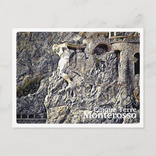 MONTEROSSO Cinque Terre - GIANT - vykort