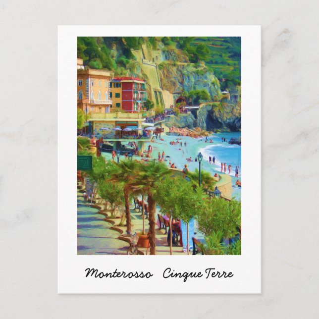 Monterosso, Cinque Terre, Italien Vykort (Framsida)