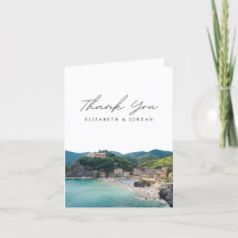 Monterosso Italien Cinque Terre Tom Kort För tack