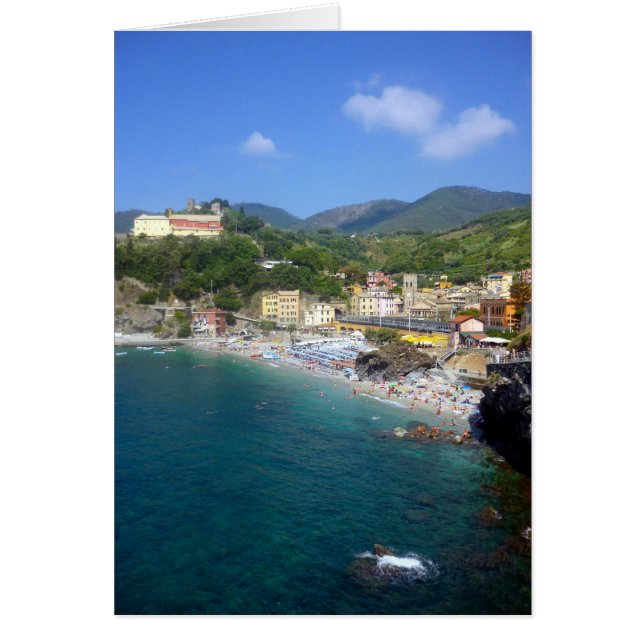monterosso kusten hälsningskort (Framsidan)