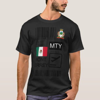 Monterrey Internationell flygplats Mariano Escobed T Shirt