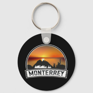 Monterrey Mexico Sunset Cityscape Nyckelring