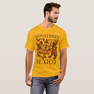 Monterrey Mexiko Aztec Design, manar T Shirt
