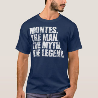 Montes Family namn Montes, efternamn, montes, s T Shirt