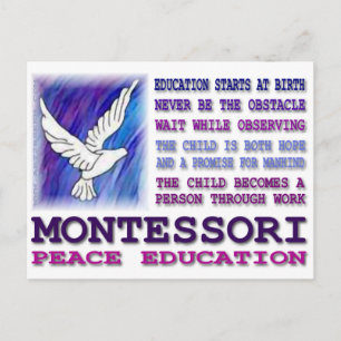 Montessori duva vykort