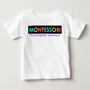 Montessori för en ljusare morgondagbaby/småbarn tee