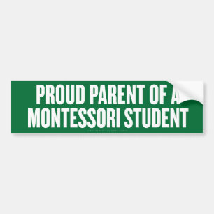 Montessori förälderbildekal bildekal