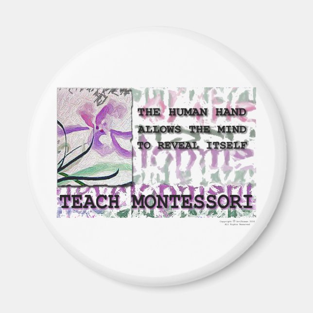 Montessori Iris Magnet (Framsidan)