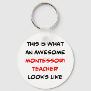 Montessori-lärare, fantastisk nyckelring