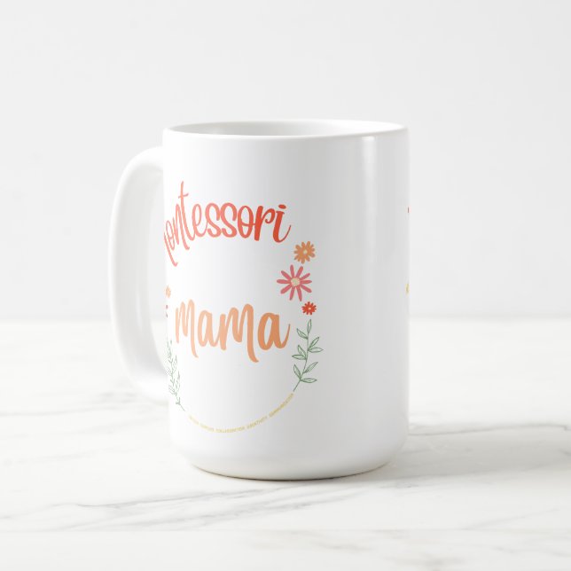 Montessori mama kaffemugg (Framsida vänster)