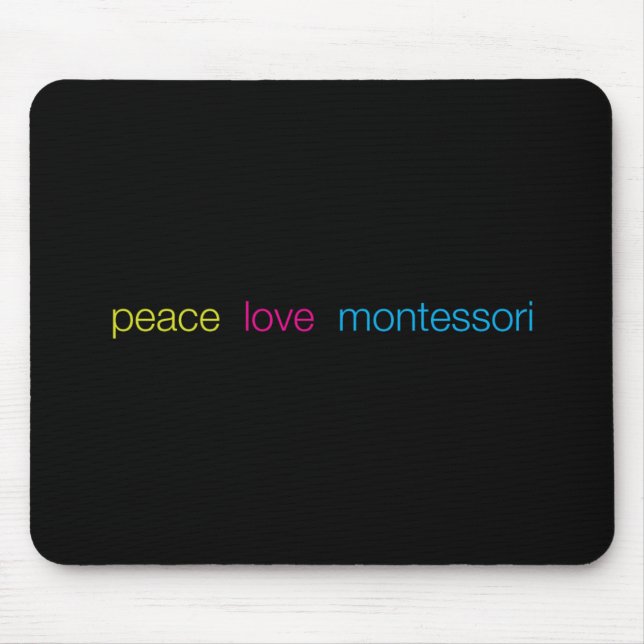 Montessori Mousepad Musmatta (Framsidan)