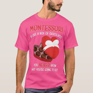 Montessori School Teacher Valentine Day Gift Ki T Shirt