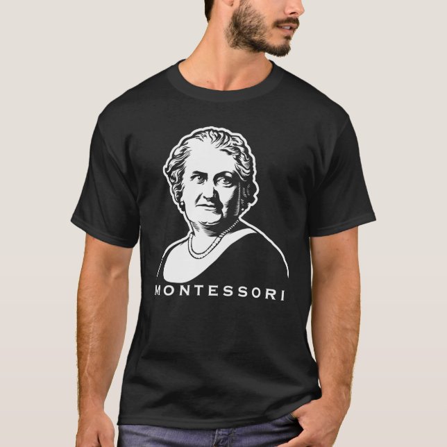 Montessori skjorta t-shirt (Framsida)