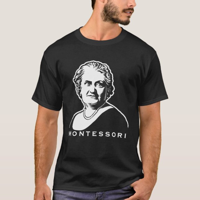 Montessori skjorta t-shirt (Framsida)