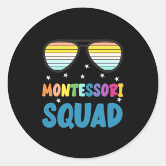 Montessori Squad Runt Klistermärke