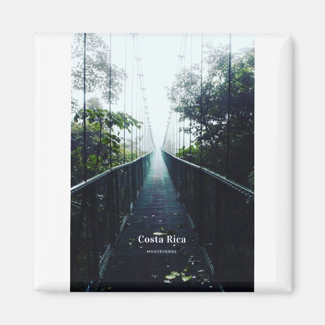 Monteverde i Costa Rica| Berg| Puerto Viejo Magnet (Framsidan)