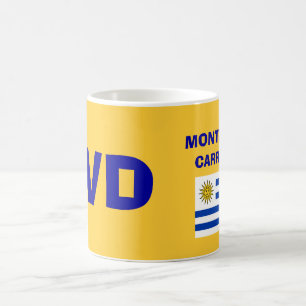 Montevideo* Carrasco internationell flygplatsmugg Kaffemugg