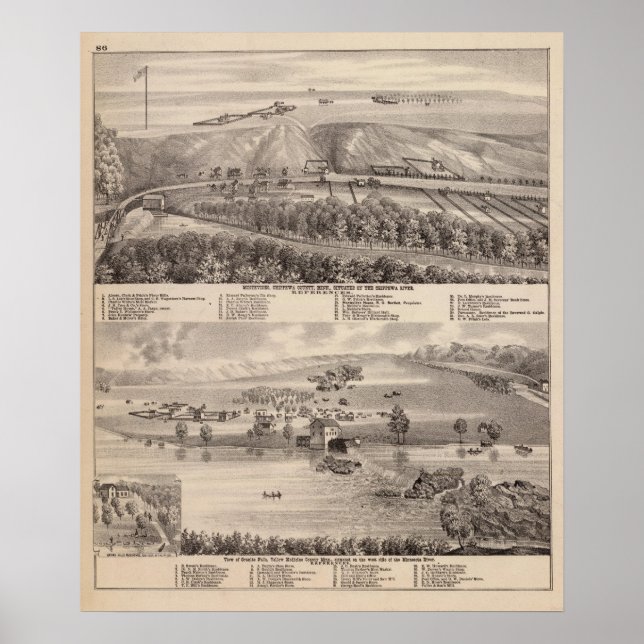 Montevideo, Granite Falls, Minnesota Poster (Framsidan)