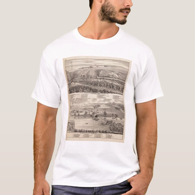 Montevideo granitnedgångar, Minnesota Tee (Framsida)
