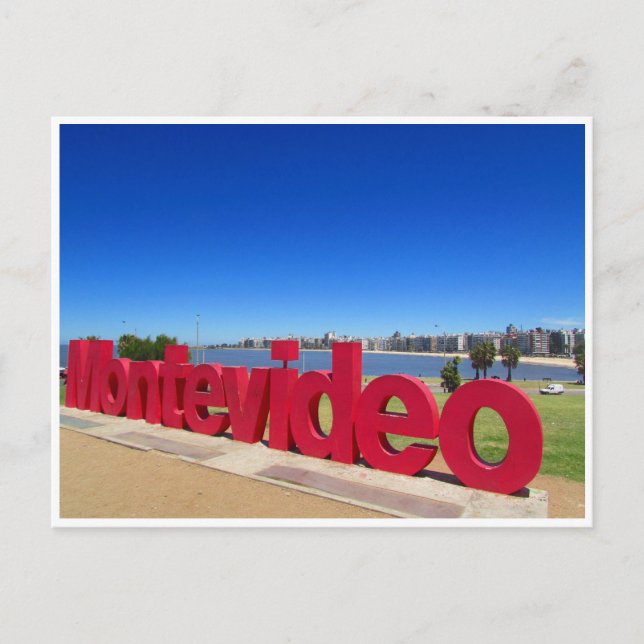 montevideo klar vykort (Framsida)