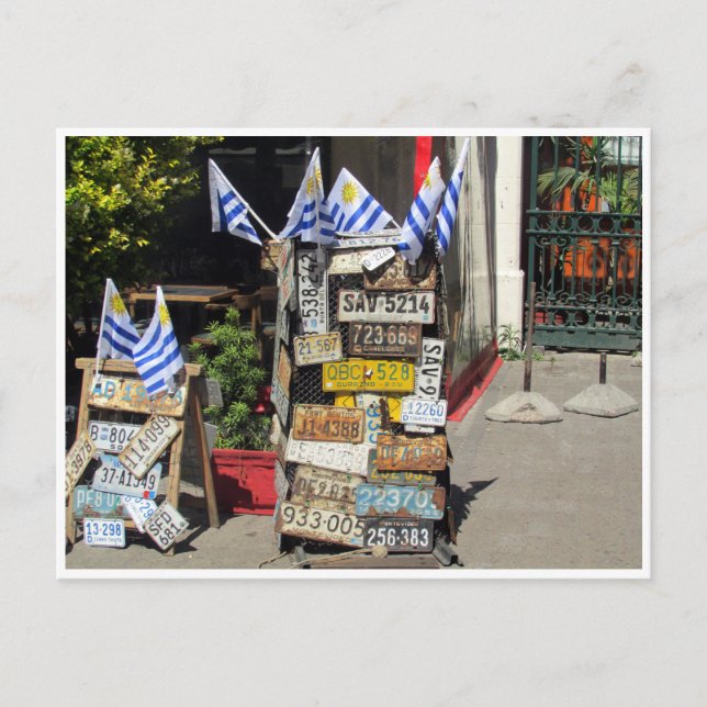 Montevideo-licenser Vykort (Framsida)