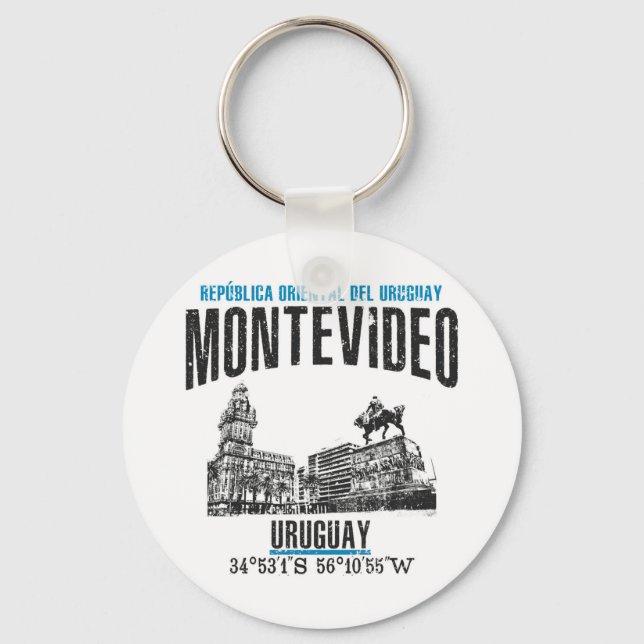 Montevideo Nyckelring (Framsida)