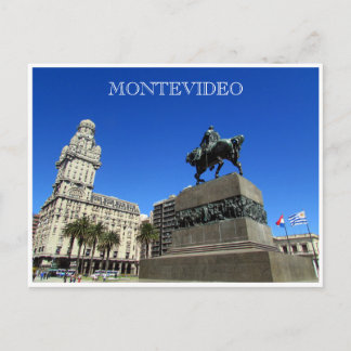 montevideo plaza independencia vykort