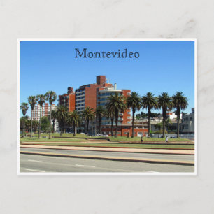 montevideo rambla vykort