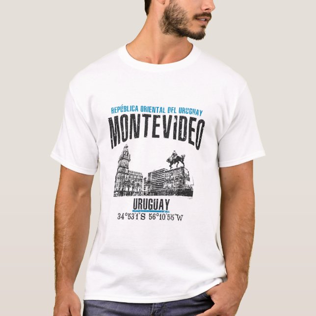 Montevideo Tee Shirt (Framsida)