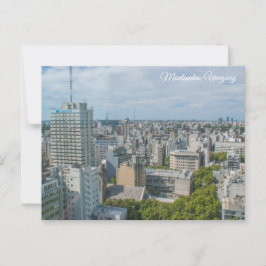 Montevideo, Uruguay, Mirador Panorámico Vykort