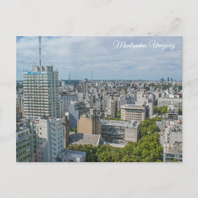 Montevideo, Uruguay, Mirador Panorámico  Vykort (Framsida)
