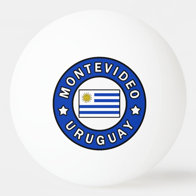Montevideo Uruguay Pingisboll (Framsidan)