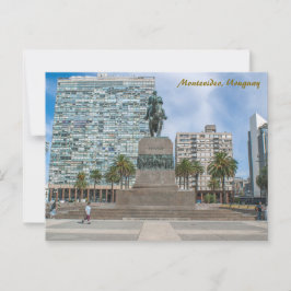 Montevideo, Uruguay, Plaza Independencia Vykort
