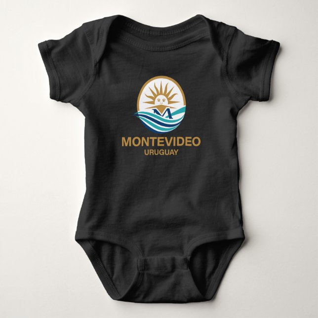Montevideo Uruguay South America T Shirt (Framsida)