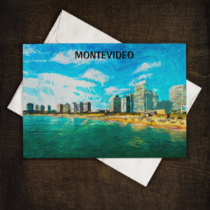 Montevideo Uruguay-vyvyvykort Vykort