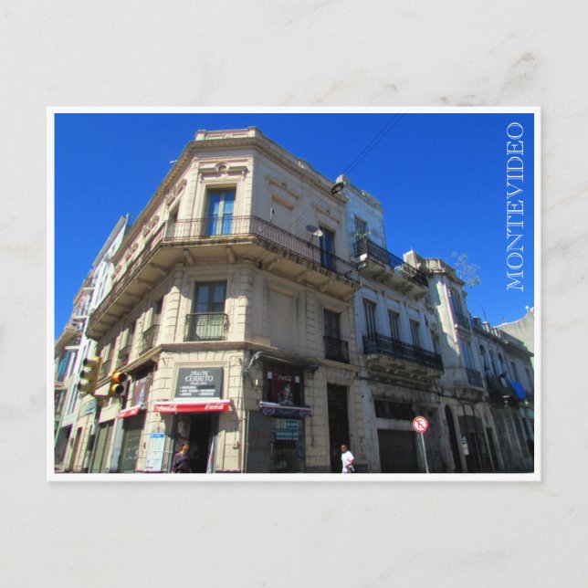 montevideo viejo vykort (Framsida)