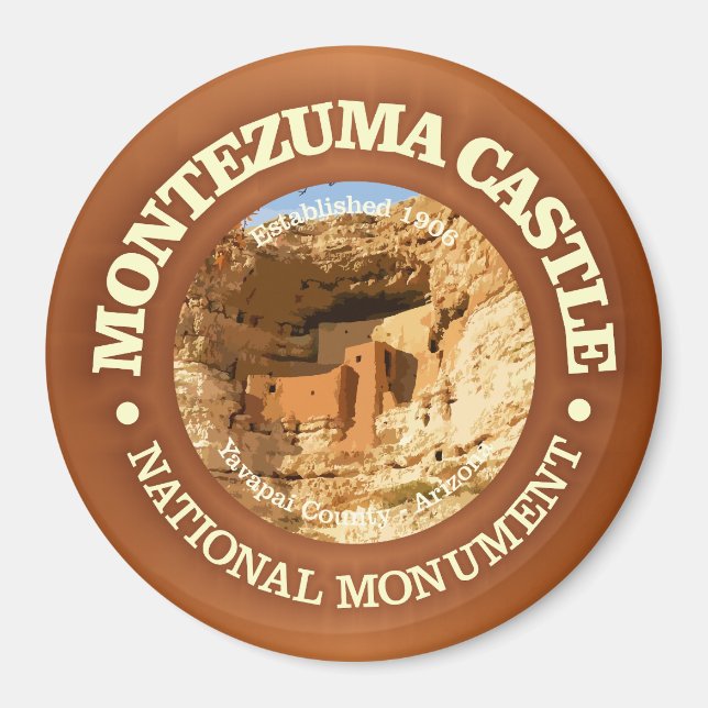 Montezuma Castle Magnet (Framsidan)