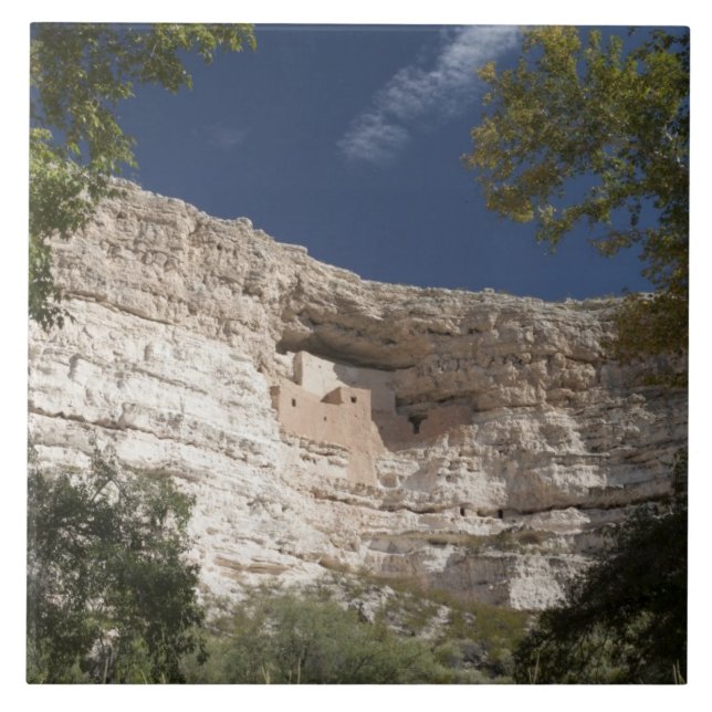 Montezuma Castle National Monument, Arizona 2 Kakelplatta (Framsidan)