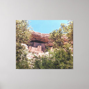 Montezuma Castle National Monument AZ Photo Design Canvastryck